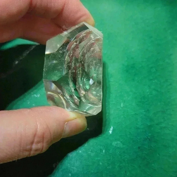 Victorian  Crystal Salt Cellars - Picture 5 of 6